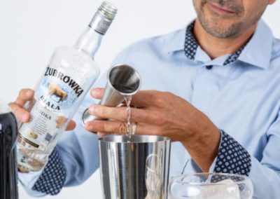 Cocktail vodka bartender